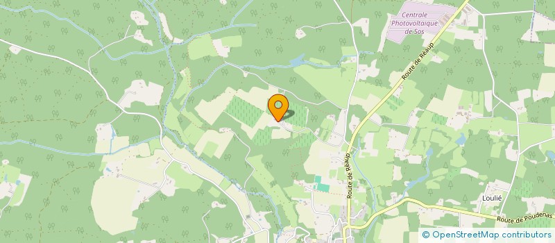 localisation de l'entreprise GFA DU DOMAINE DE CAMPET  SOS