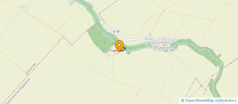 localisation de l'entreprise GFA DU DOMAINE DE CHAPELAINE  VASSIMONT-ET-CHAPELAINE