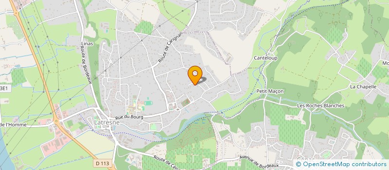 localisation de l'entreprise GFA DU DOMAINE DE DAUCH  CAMBLANES-ET-MEYNAC