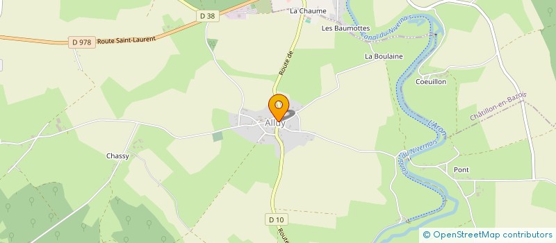localisation de l'entreprise GFA DU DOMAINE DE FERRIERE à DIENNES-AUBIGNY