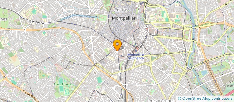 localisation de l'entreprise GFA DU DOMAINE DE FERRIERES à MONTPELLIER