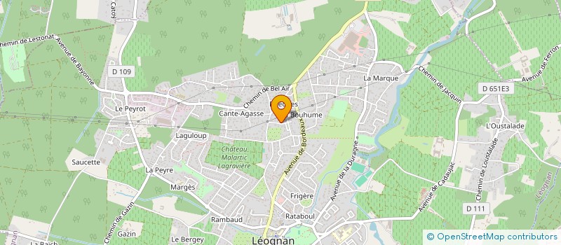 localisation de l'entreprise GFA DU DOMAINE DE GRAND MAISON  LEOGNAN