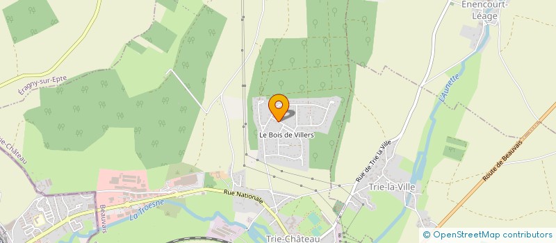 localisation de l'entreprise GFA DU DOMAINE DE GUEULANCOURT  TALMONTIERS