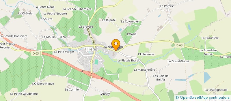 localisation de l'entreprise GFA DU DOMAINE DE LA CHAPELLIERE à SEVREMOINE