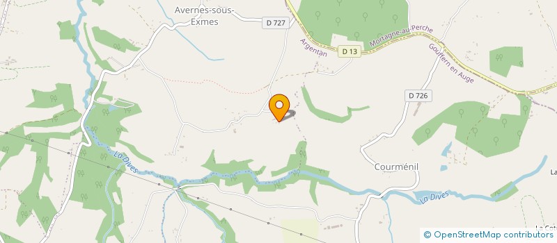 localisation de l'entreprise GFA DU DOMAINE DE LA DIVE à GOUFFERN EN AUGE
