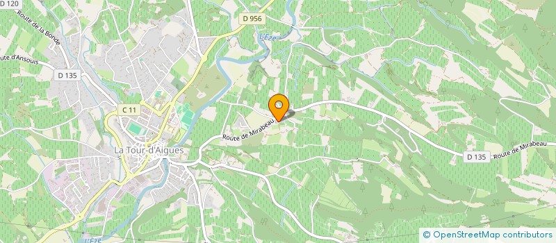 localisation de l'entreprise GFA DU DOMAINE DE LA GASSAUDE  LA TOUR D'AIGUES