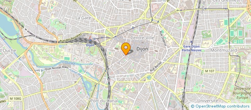 localisation de l'entreprise GFA DU DOMAINE DE LA MEURE à DIJON