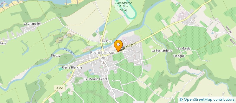 localisation de l'entreprise GFA DU DOMAINE DE LA MOTTE  ROCHEFORT-SUR-LOIRE