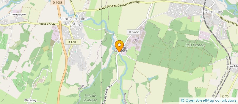 localisation de l'entreprise GFA DU DOMAINE DE LA MUYRE  DOMBLANS