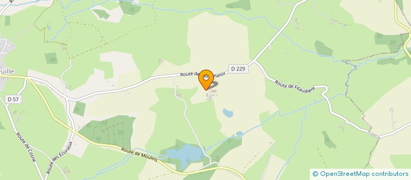 localisation de l'entreprise GFA DU DOMAINE DE LA PETITE BORDE  THENEUILLE