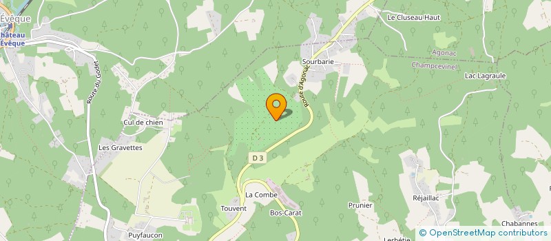 localisation de l'entreprise GFA DU DOMAINE DE LA ROUSSIE  CHAMPCEVINEL