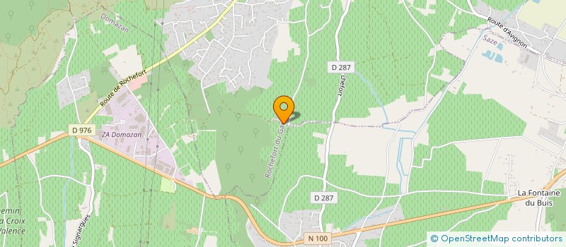 localisation de l'entreprise GFA DU DOMAINE DE LA ROUVIERE  ROCHEFORT-DU-GARD