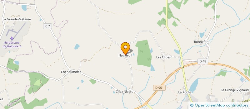 localisation de l'entreprise GFA DU DOMAINE DE LAVAUD FREDIERE  VAL-D'OIRE-ET-GARTEMPE