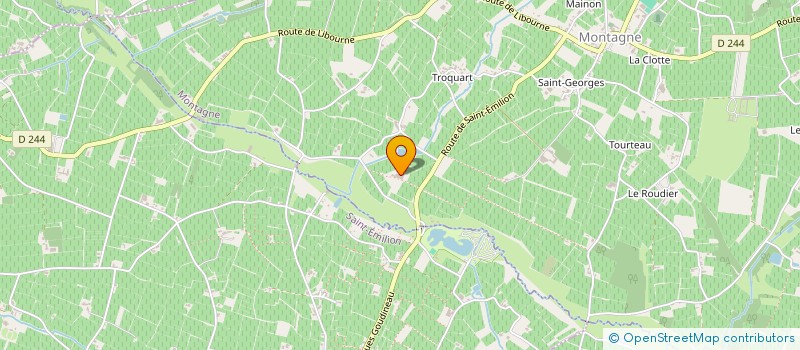 localisation de l'entreprise GFA DU DOMAINE DE MAISON NEUVE  MONTAGNE