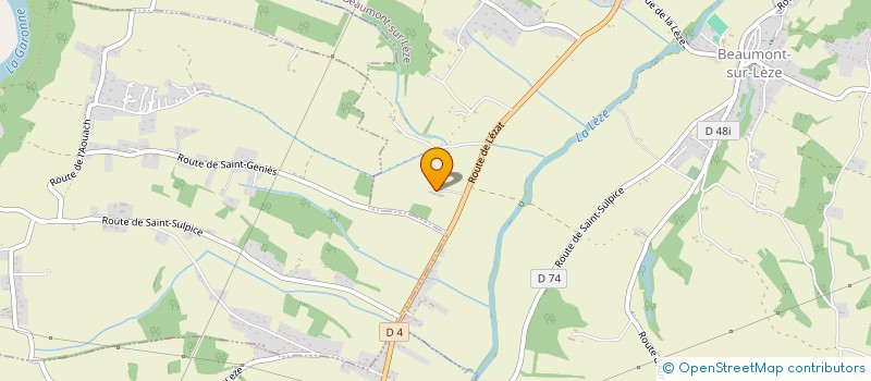 localisation de l'entreprise GFA DU DOMAINE DE MANDINELLI à BEAUMONT-SUR-LEZE