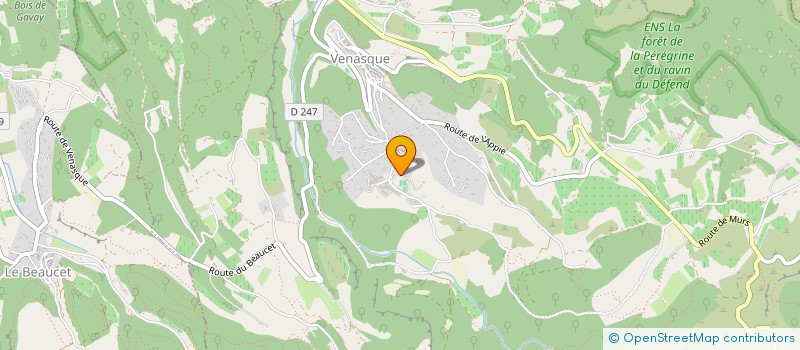 localisation de l'entreprise GFA DU DOMAINE DE MONTPEYROUX  VENASQUE