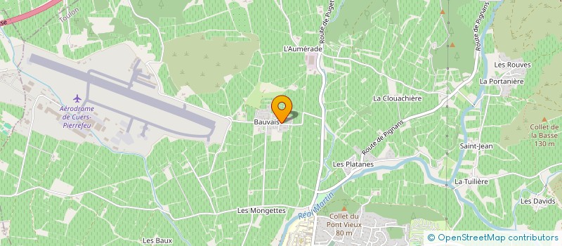 localisation de l'entreprise GFA DU DOMAINE DE PEIGROS  PIERREFEU-DU-VAR