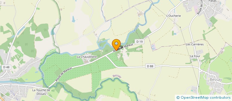 localisation de l'entreprise GFA DU DOMAINE DE SALIDIEU  BESSAY