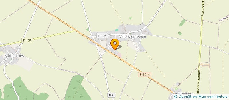 localisation de l'entreprise GFA DU DOMAINE DE SENANCOURT  VEXIN-SUR-EPTE