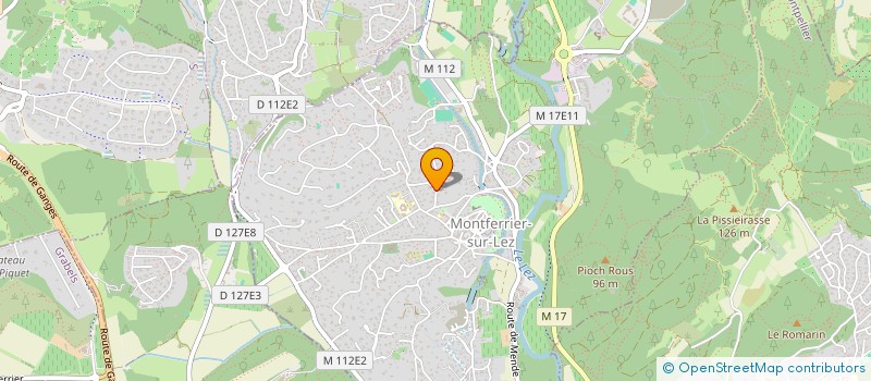 localisation de l'entreprise GFA DU DOMAINE DE VABRE  MONTFERRIER-SUR-LEZ