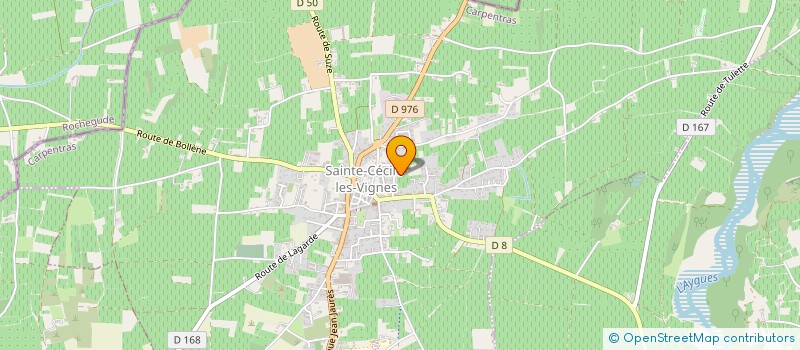 localisation de l'entreprise GFA DU DOMAINE DE VELAGE  SAINTE-CECILE-LES-VIGNES