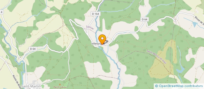 localisation de l'entreprise GFA DU DOMAINE DE VILLELONGUE  SAINT-MARTIN-LE-VIEIL
