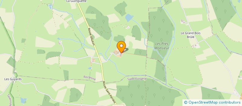 localisation de l'entreprise GFA DU DOMAINE DES BAS DE RECLESNE  RECLESNE