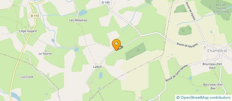 localisation de l'entreprise GFA DU DOMAINE DES BREGERES  VIPLAIX