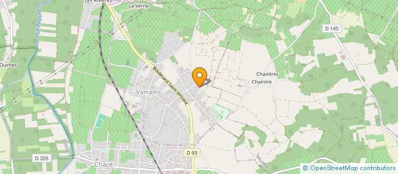 localisation de l'entreprise GFA DU DOMAINE DES DARS  VARRAINS