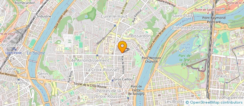 localisation de l'entreprise GFA DU DOMAINE DES RAJANS  LYON