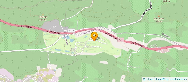 localisation de l'entreprise GFA DU DOMAINE DES VAQUETTES  LE CANNET-DES-MAURES