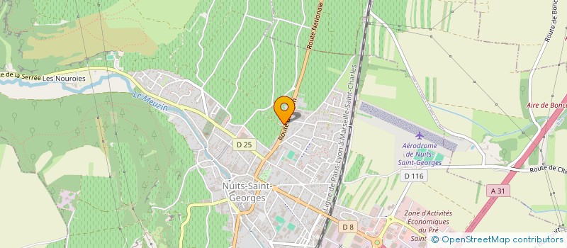 localisation de l'entreprise GFA DU DOMAINE DES VIGNOTTES  PREMEAUX-PRISSEY