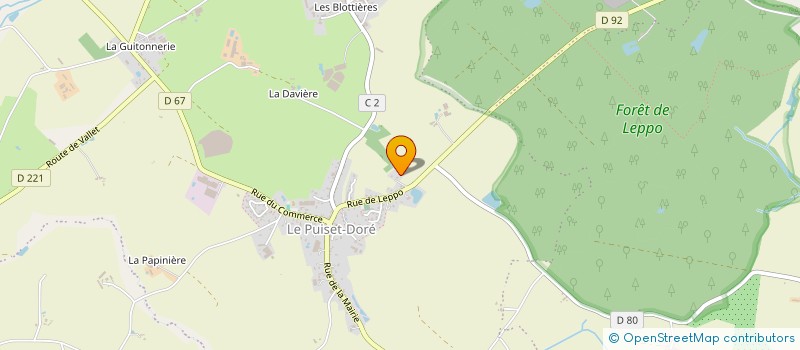 localisation de l'entreprise GFA DU DOMAINE DU CHAUMIER  MAUGES-SUR-LOIRE