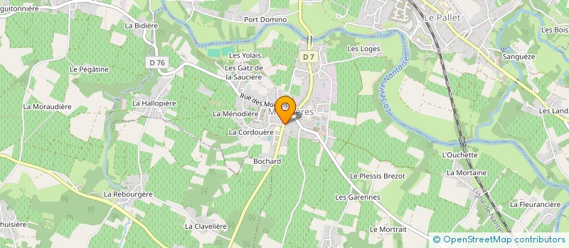 localisation de l'entreprise GFA DU DOMAINE DU FIEF SEIGNEUR  MONNIERES