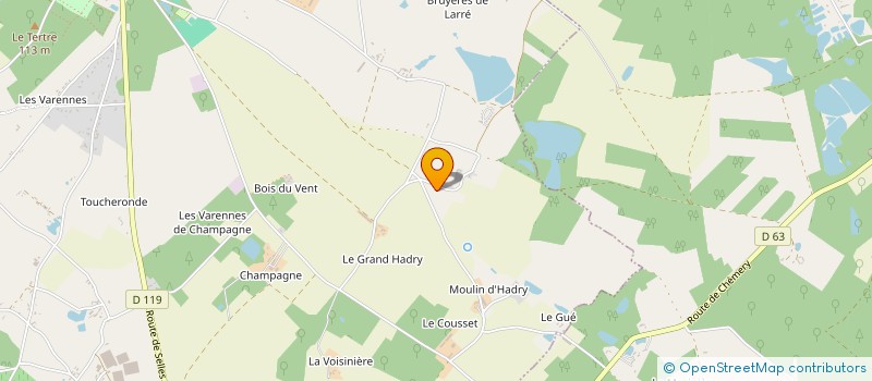 localisation de l'entreprise GFA DU DOMAINE DU PETIT ORME  SOINGS-EN-SOLOGNE