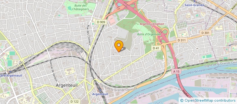 localisation de l'entreprise GFA DU DOMAINE DU PUITS DE MEAUX  ARGENTEUIL