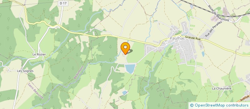 localisation de l'entreprise GFA DU DOMAINE DU ROUGE  LUBILHAC