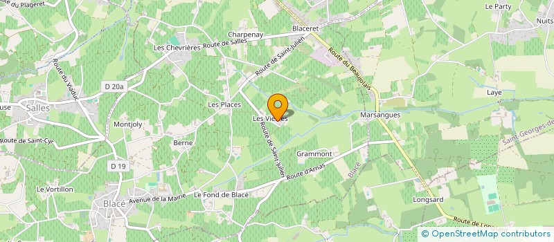 localisation de l'entreprise GFA DU DOMAINE FAUDON  BLACE