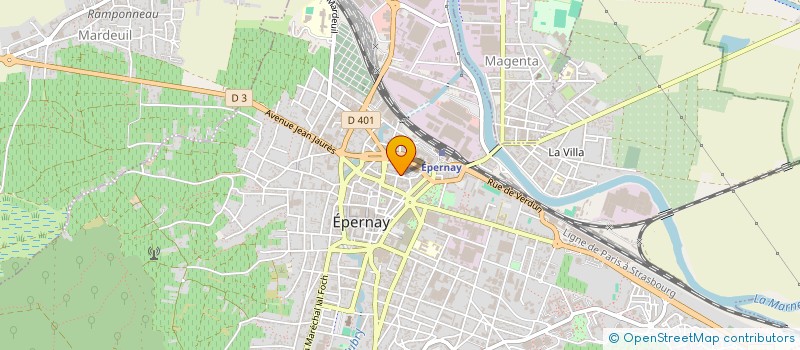 localisation de l'entreprise GFA DU DOMAINE GALLET à EPERNAY