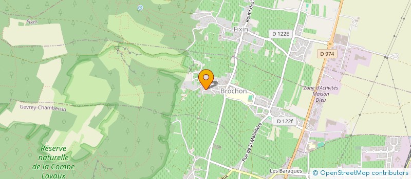 localisation de l'entreprise GFA DU DOMAINE GARNIER  BROCHON