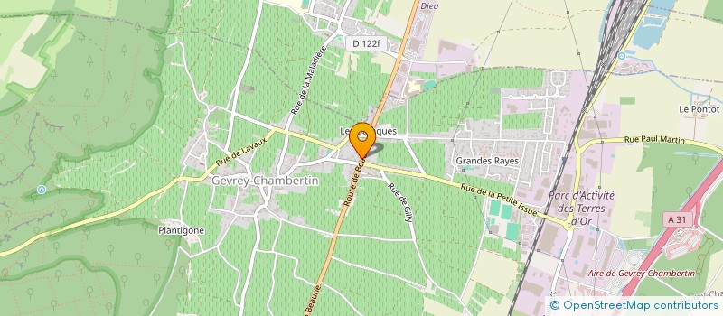 localisation de l'entreprise GFA DU DOMAINE GUILLON J.M. ET FILS  GEVREY-CHAMBERTIN