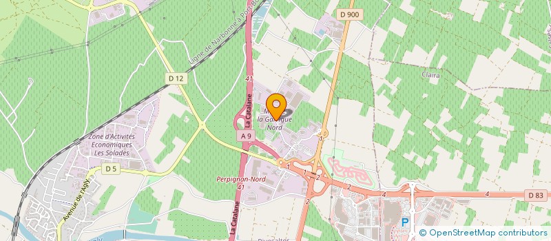 localisation de l'entreprise GFA DU DOMAINE LES CLAVELS  RIVESALTES