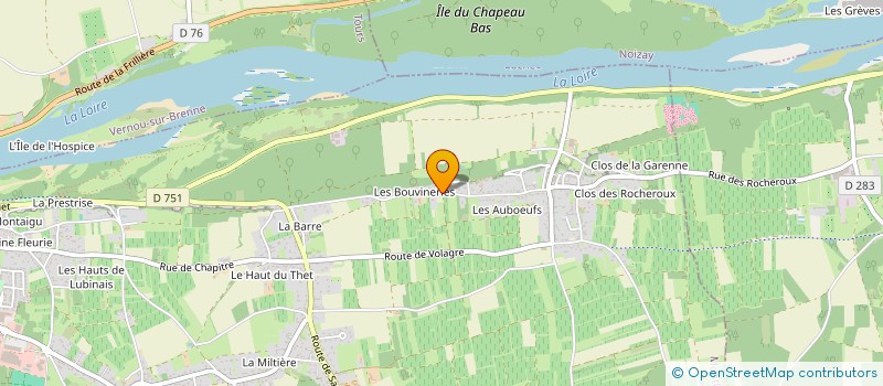 localisation de l'entreprise GFA DU DOMAINE LEVASSEUR ALEX MATHUR à MONTLOUIS-SUR-LOIRE