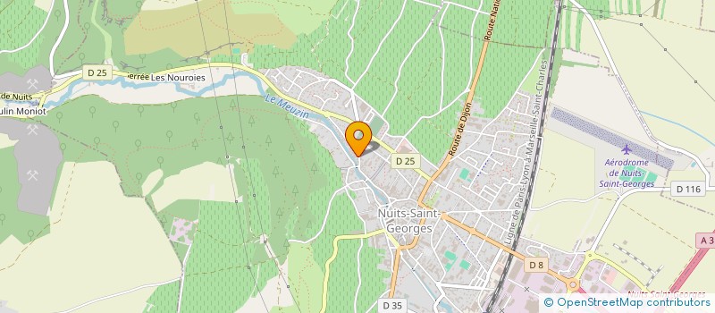 localisation de l'entreprise GFA DU DOMAINE MAURICE GAVIGNET à NUITS-SAINT-GEORGES