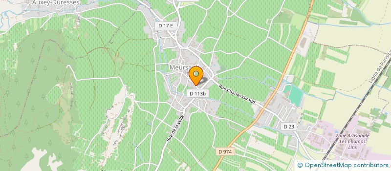 localisation de l'entreprise GFA DU DOMAINE PIERRE MATROT  MEURSAULT