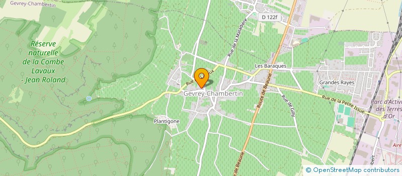 localisation de l'entreprise GFA DU DOMAINE TORTOCHOT  GEVREY-CHAMBERTIN