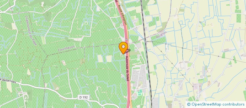 localisation de l'entreprise GFA DU DUVET  BEDARRIDES