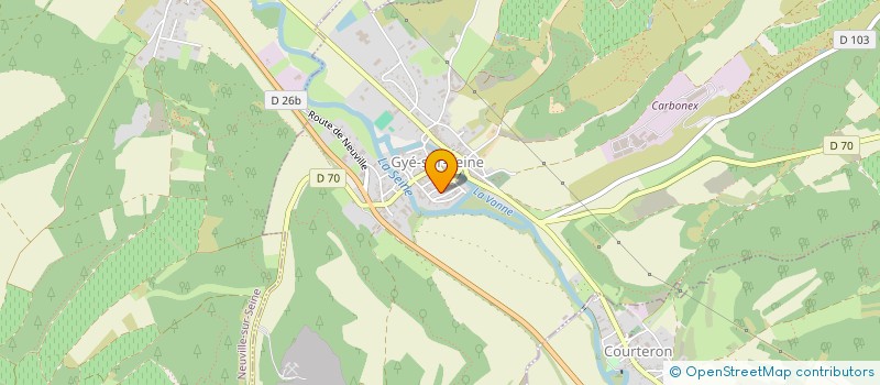 localisation de l'entreprise GFA DU FAILLET  GYE-SUR-SEINE