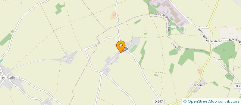 localisation de l'entreprise GFA DU FAVRIL  COUDRES