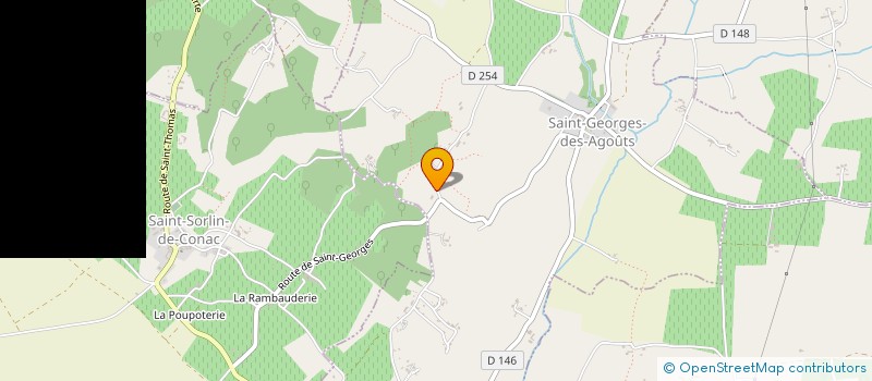 localisation de l'entreprise GFA DU FIEF DE LA CROIX à ALLAS-BOCAGE